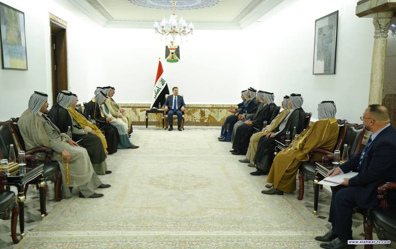 السوداني يدعو شيوخ العشائر إلى مواصلة بذل الجهود والتنسيق للقضاء على النزاعات العشائرية