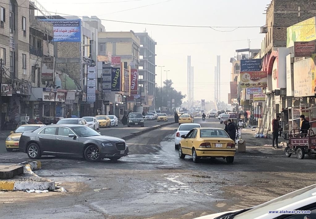 عودة حركة العجلات المدنية في ساحة الحبوبي بعد تفريق المحتجين