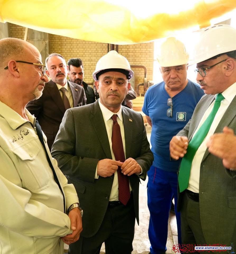 وزير الكهرباء يتفقد محطة الناصرية الحرارية ويوجّه بتسريع الصيانة استعداداً للصيف
