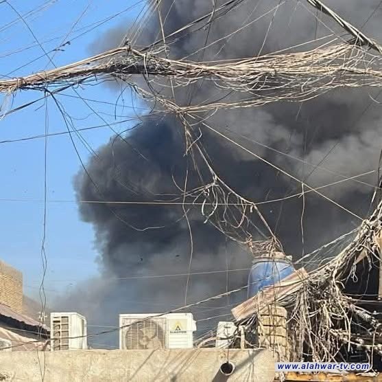 قائممقام الشطرة: السيطرة على حريق سوق الشطرة دون إصابات