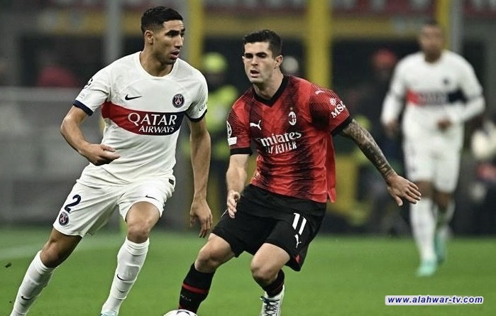ميلان يقلب الطاولة على باريس والسيتي يشق طريقه لثمن نهائي الأبطال