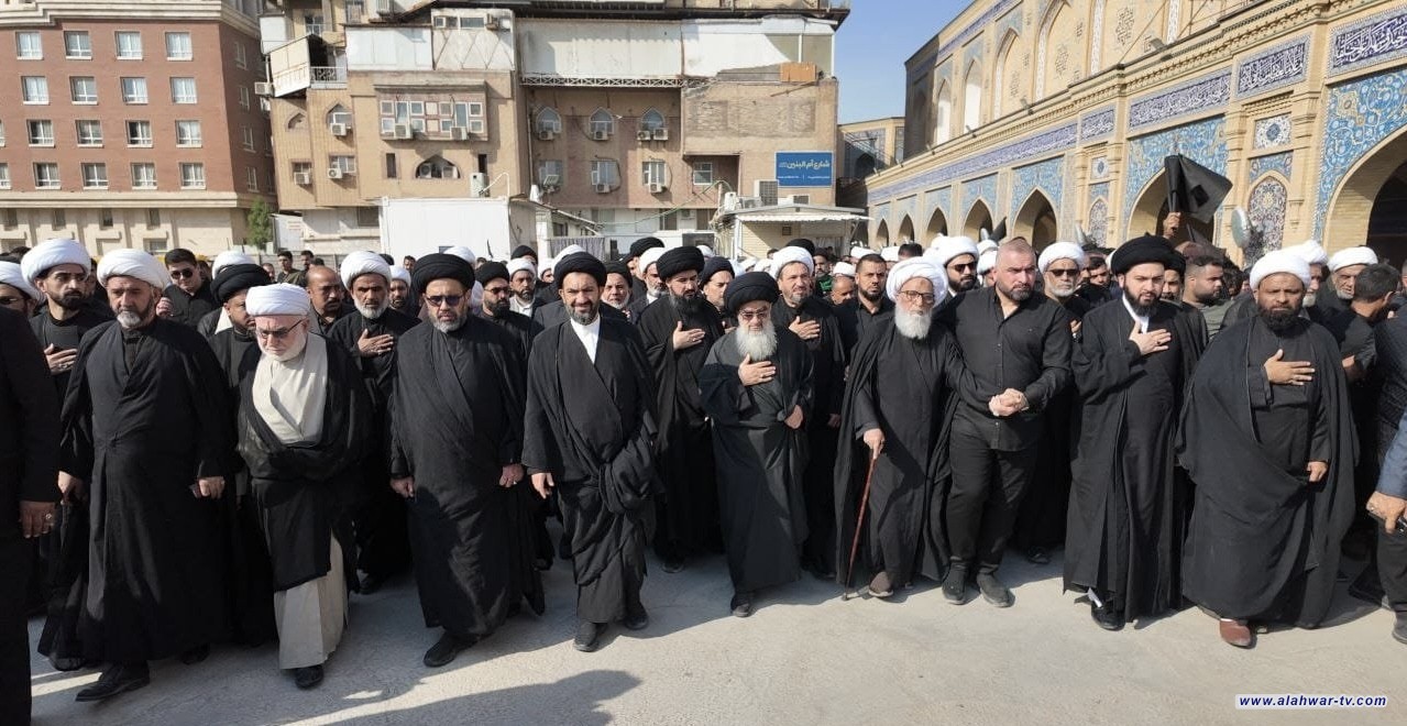 حشود المؤمنين تُحيي ذكرى استشهاد السيدة فاطمة الزهراء (ع) في النجف الأشرف