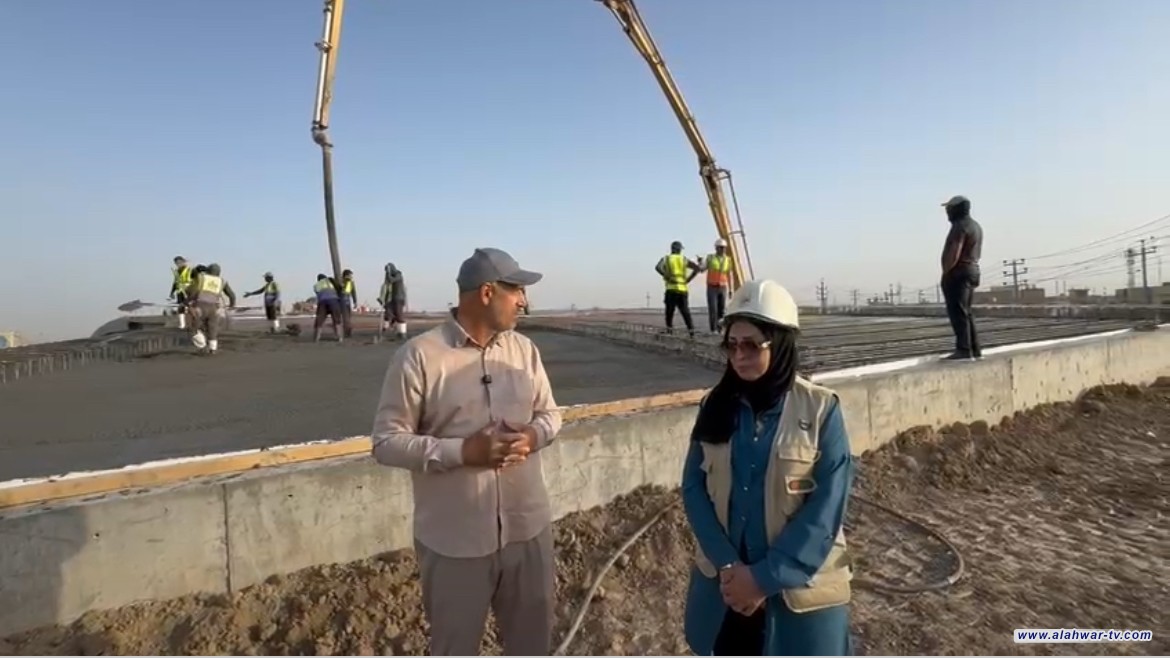 إنجاز هندسي جديد: اكتمال صبّ آخر فضاء في مجسر إبراهيم الخليل