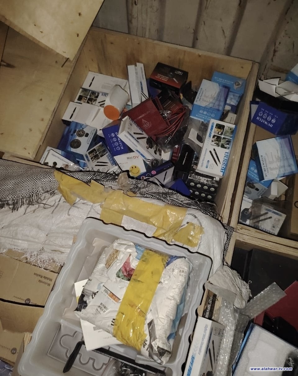 ضبط (16) حاوية محملة ببضائع متنوعة في جمرك أم قصر الأوسط