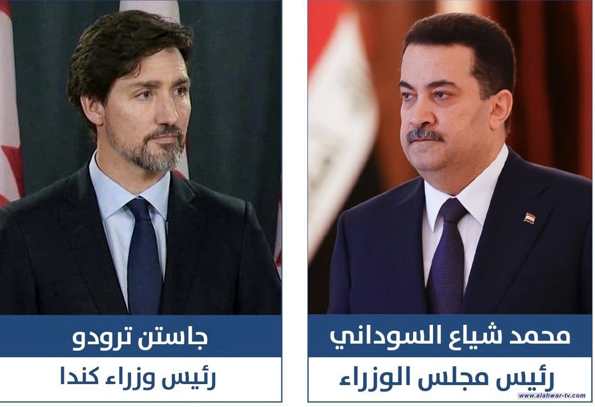 ترودو يبلغ السوداني تطلع كندا للعمل مع العراق لتحقيق التهدئة في غزة