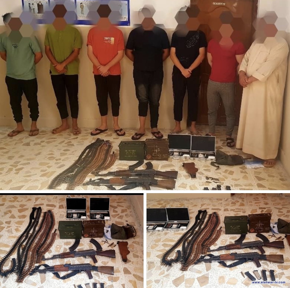 شرطة ذي قار تلقي القبض على 8 أشخاص وتضبط أسلحة على خلفية مشاجرة في الناصرية