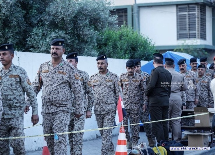 توافد أفراد القوات الأمنية للمشاركة في التصويت الخاص