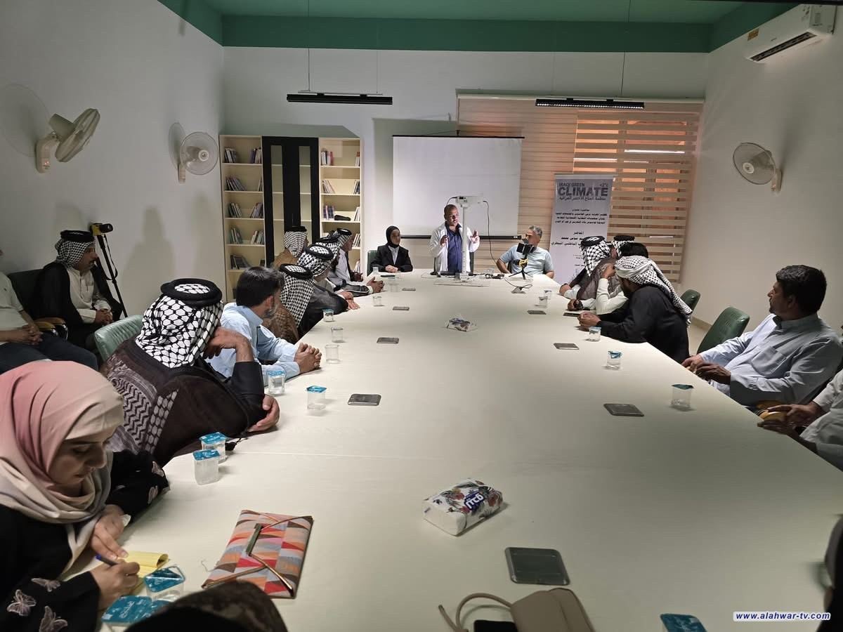 محاضرة علمية حول منهجيات التغذية الاقتصادية للجاموس في هور أم الودع بذي قار