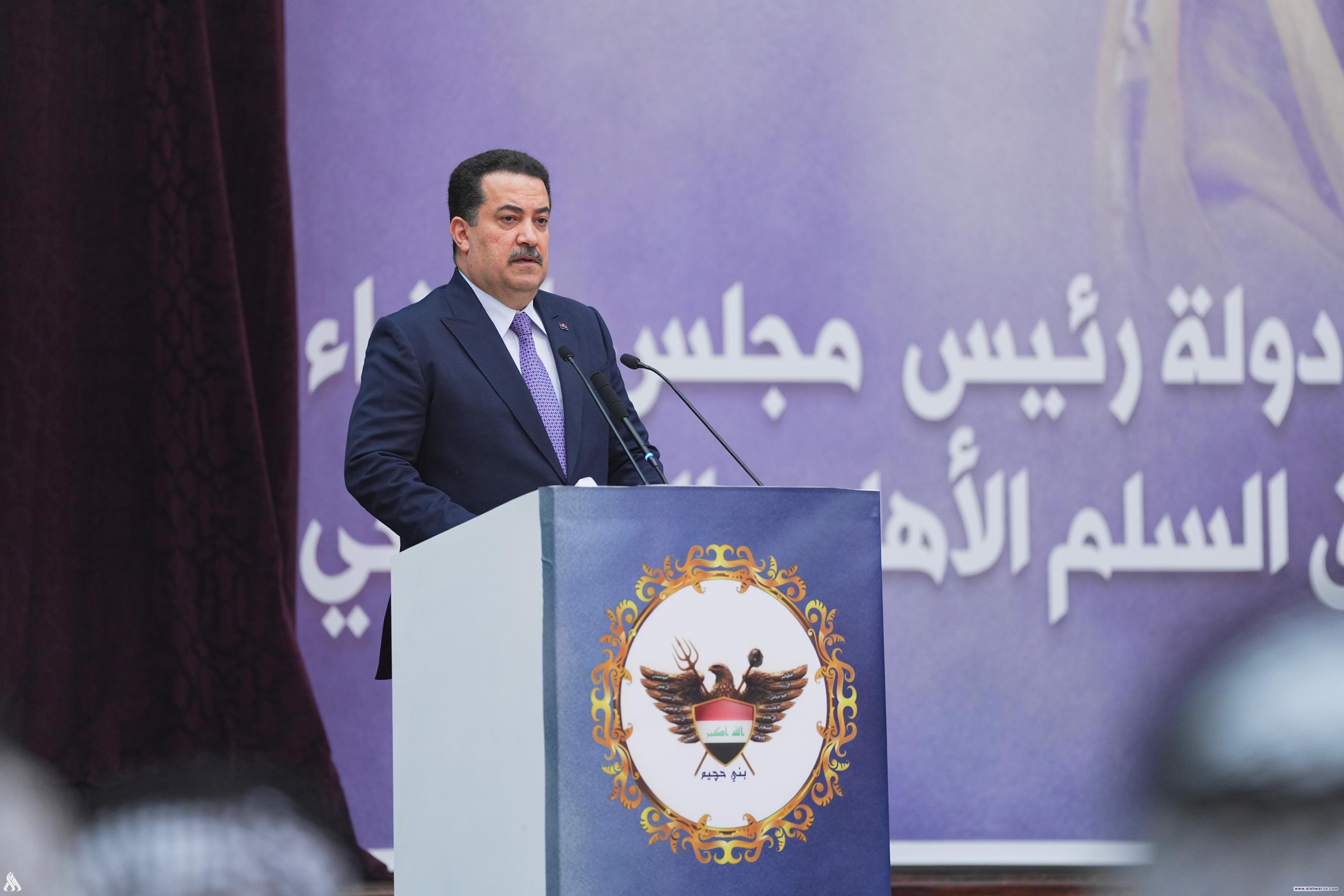 رئيس الوزراء: المرجعية الدينية العليا شخّصت أولويات المرحلة التي تلاقت مع برنامجنا الحكومي