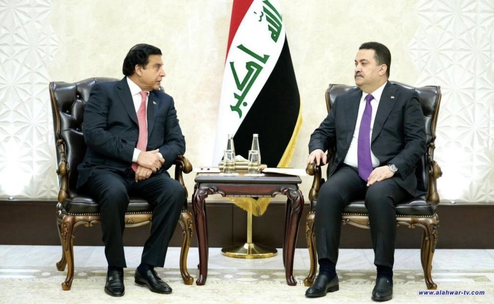 السوداني يؤكد حرص العراق على بناء شراكة متبادلة مع باكستان ومحاربة الارهاب