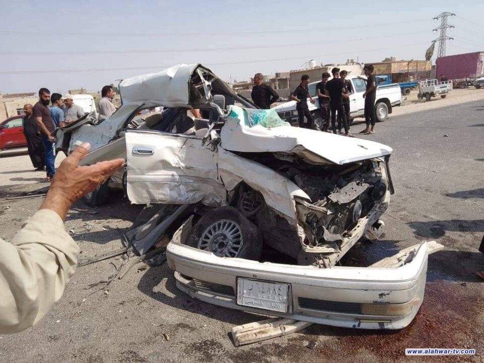 ذي قار: مصرع وإصابة 9 أشخاص في حادثي سير غرب وجنوب الناصرية