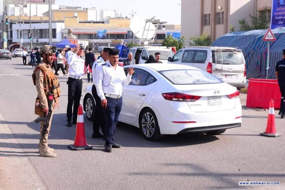 مدير مرور ذي قار يشرف ميدانيًا على تنظيم السير في الناصرية يوم الانتخابات