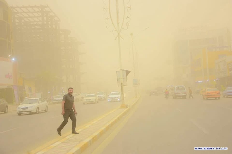 الأنواء الجوية: انخفاض الرؤية وحرارة قياسية تضرب ذي قار بسبب منخفض جديد