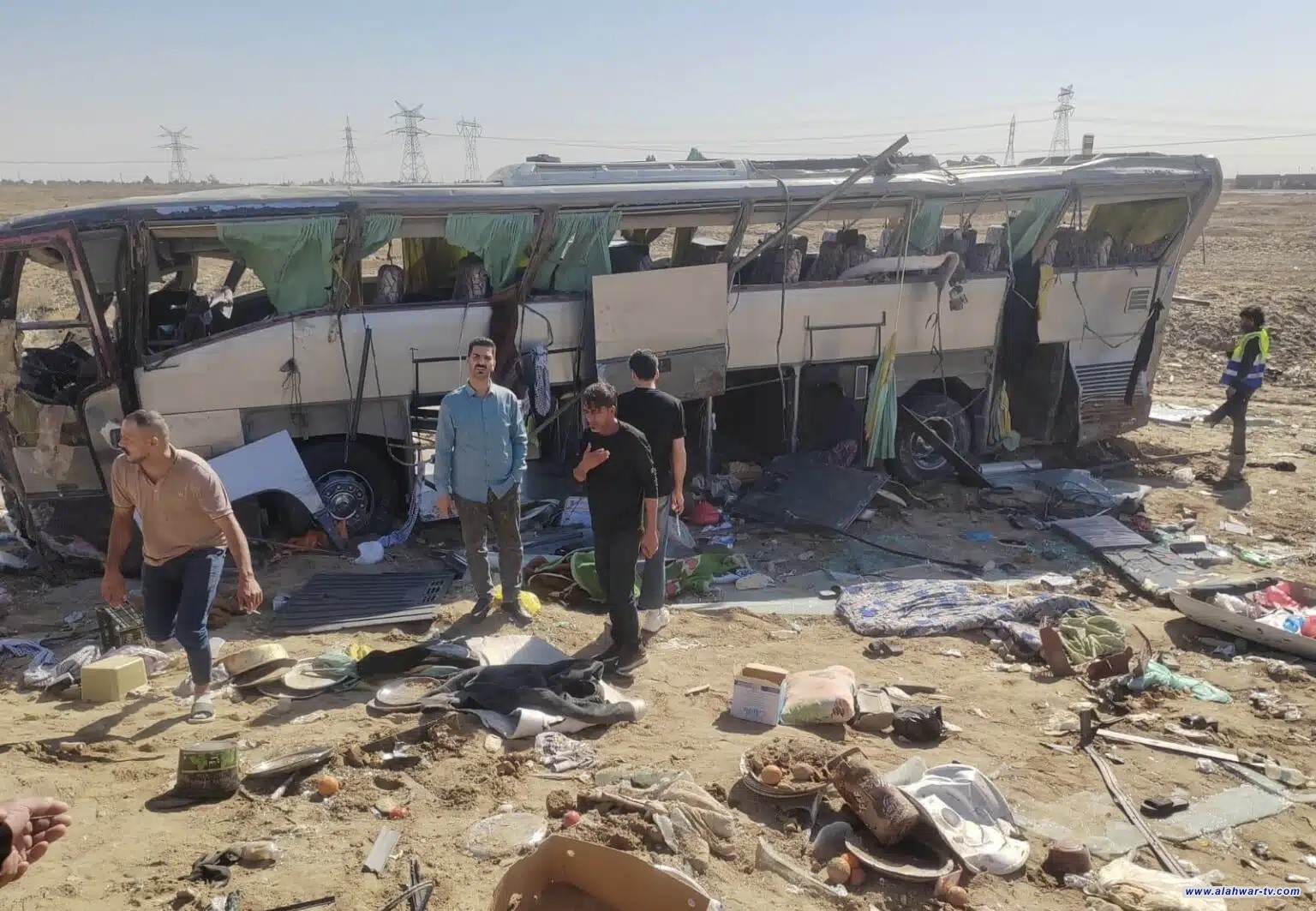 حصيلة أولية: مصرع وإصابة 35 شخصاً إثر حادث مروري على الطريق السريع شمال الناصرية