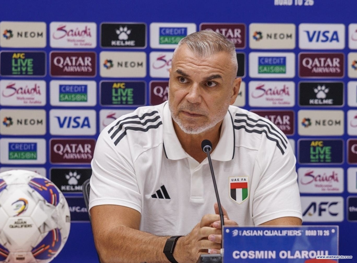 مدرب الإمارات: مواجهة العراق محطة مهمة في مشوار المونديال