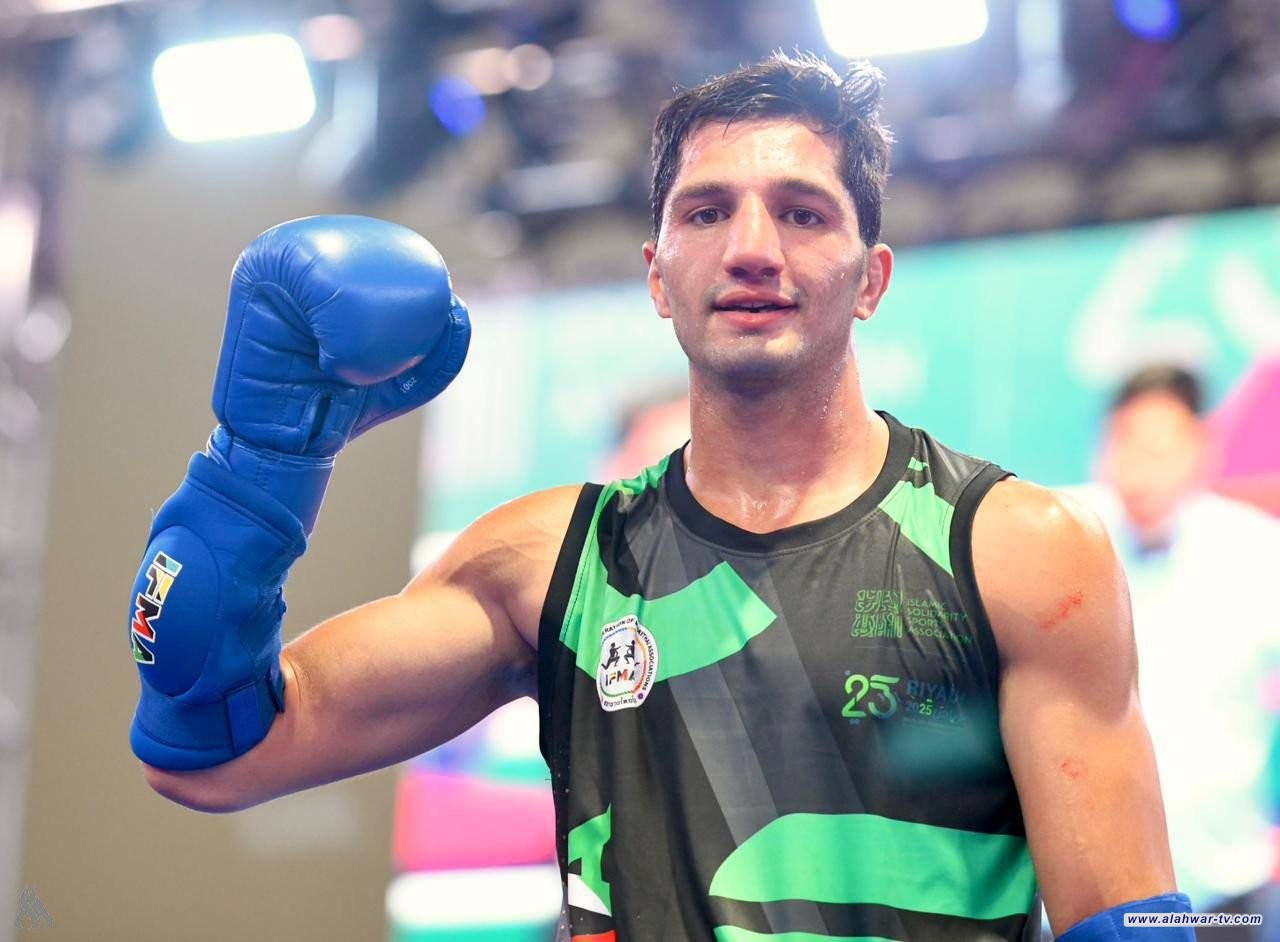 مصطفى التكريتي يتأهل لنصف نهائي المواي تاي بدورة التضامن الإسلامي