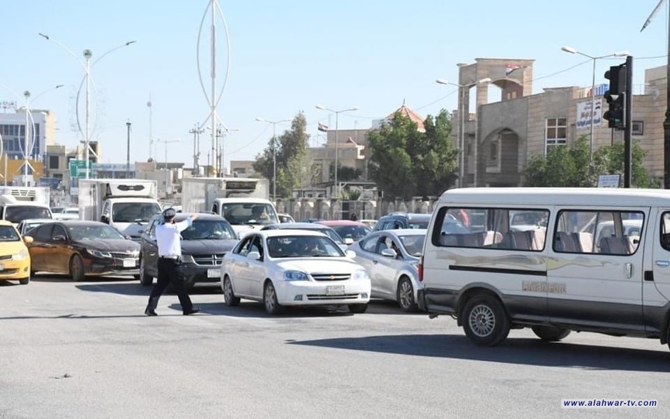 مرور ذي قار : الزخم الحاصل في مدينة الناصرية نتيجة اعمال تأهيل وصيانة في الشوارع