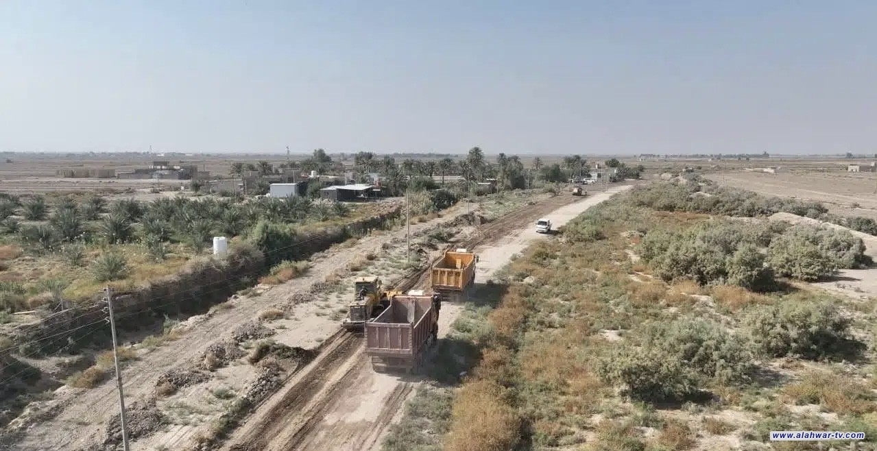 صندوق إعمار ذي قار:  طرق ريفية حديثة تربط قرى ناحية البو سعد شمال المحافظة