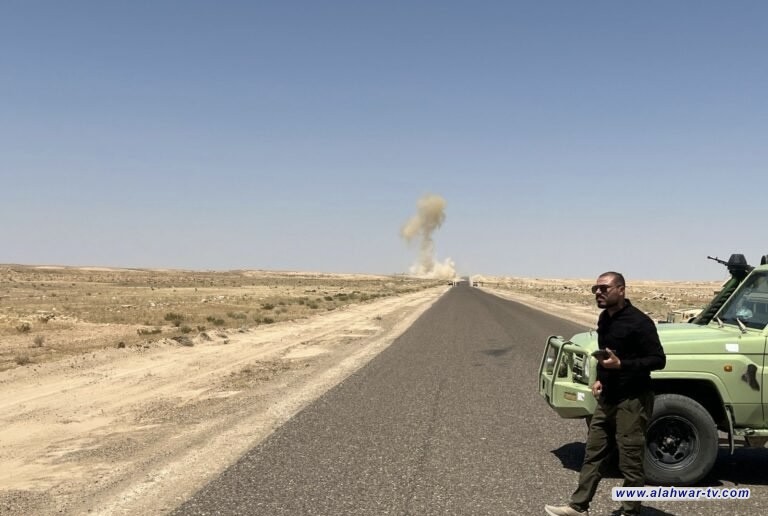 الحشد الشعبي: تفكيك عبوة ناسفة كانت موضوعة على طريق حديثة   بيجي
