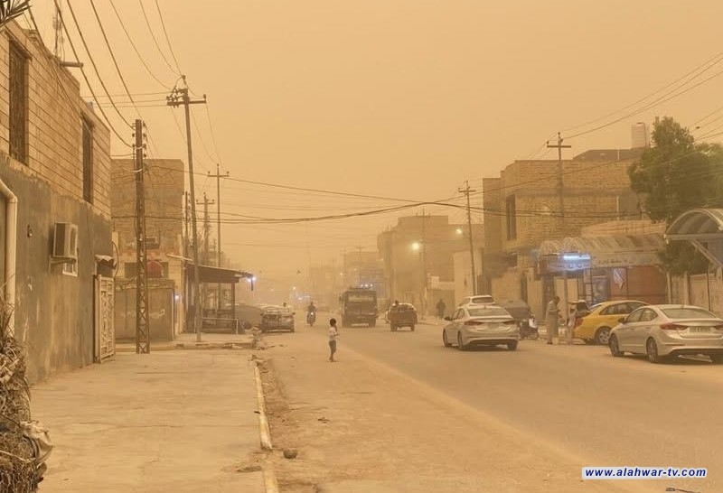 منخفض شبه الجزيرة يضرب ذي قار.. حرارة لاهبة وعواصف ترابية كثيفة