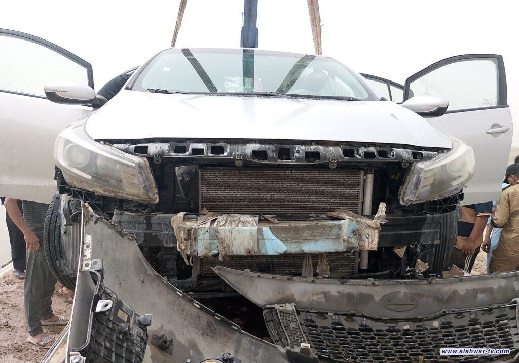 مصرع وإصابة أربعة أشخاص بسقوط مركبة في نهر شمال الناصرية