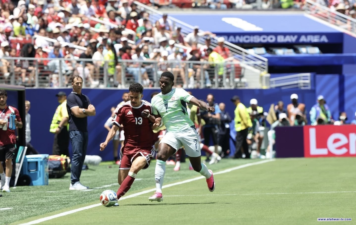 قطر تتعادل مع سويسرا في المونديال