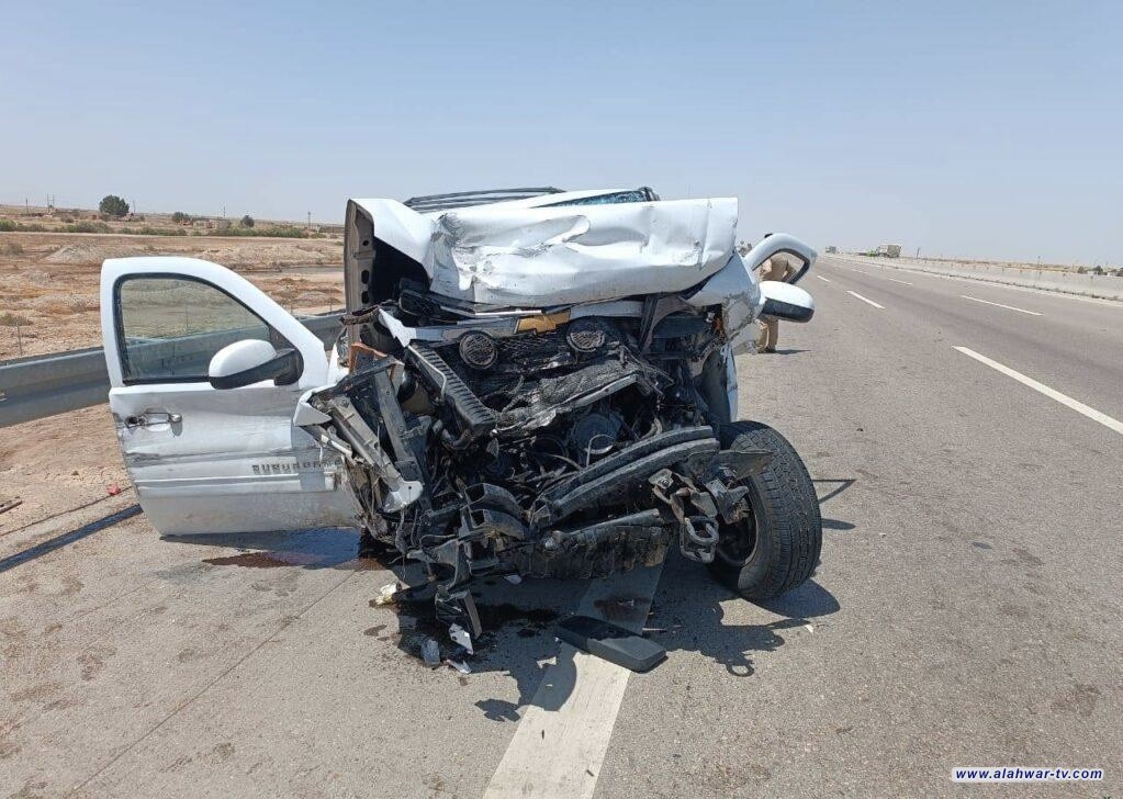 مصرع امرأة وإصابة رجل إثر انقلاب مركبة جنوب الناصرية