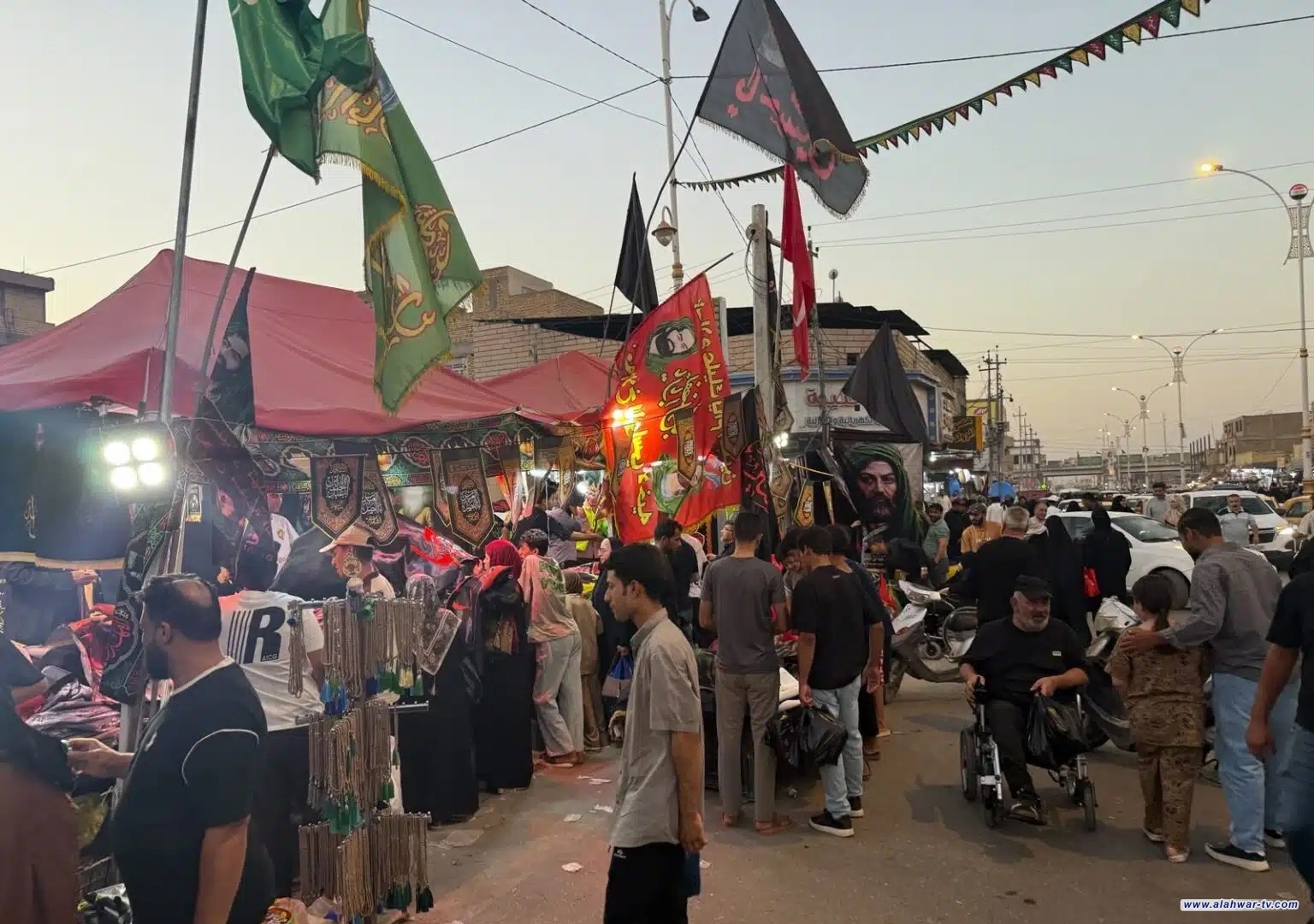 الناصرية تتشح بالسواد إيذانا بحلول شهر محرم الحرام