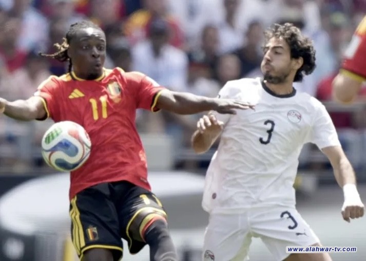 مصر تتعادل مع بلجيكا في المونديال