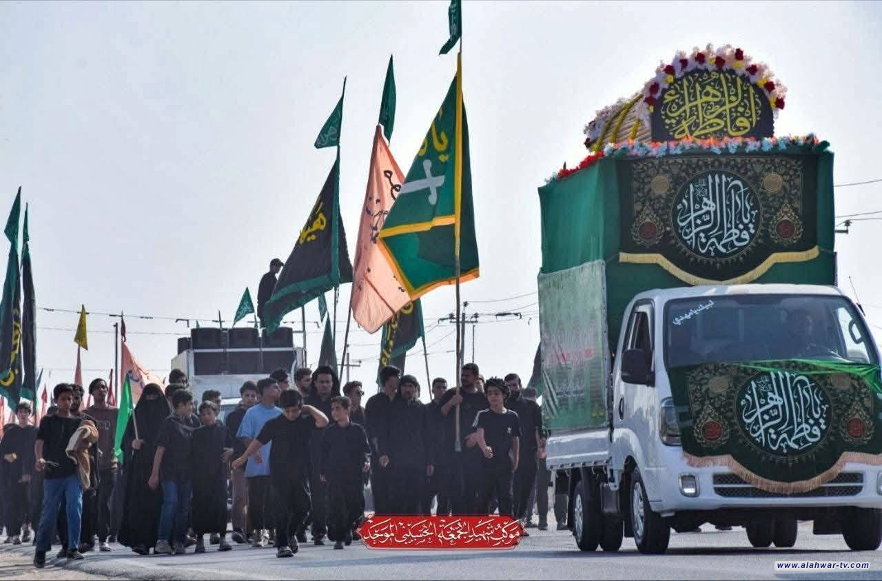 انطلاق موكب شهيد الجمعة الحسيني من الناصرية نحو مرقد الإمام علي لإحياء المسيرة الفاطمية السنوية