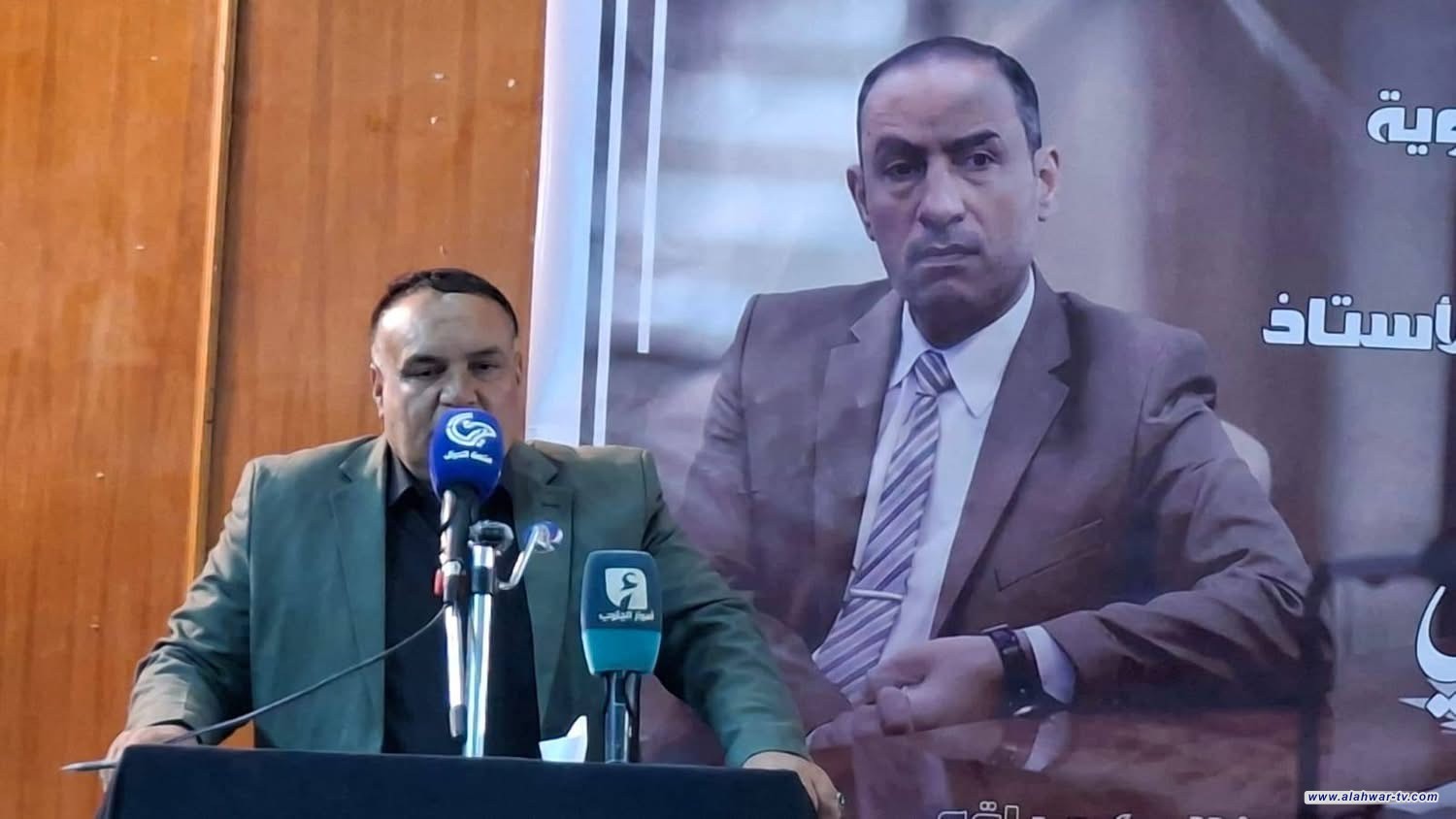 لفزيون أهوار الجنوب يغطّي الحفل التأبيني في الذكرى الأولى لرحيل الإعلامي علي سالم الحجامي