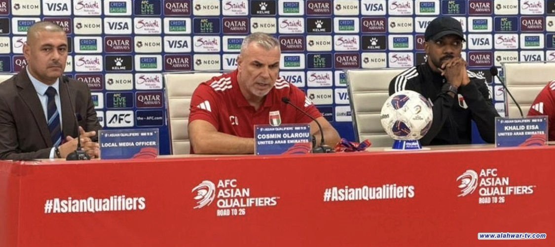 مدرب الإمارات تنتظرنا مباراة صعبة أمام العراق ونواجه تحديا كبيرا