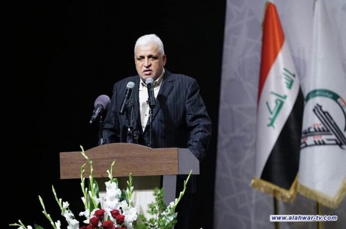 الفياض يصل موسكو برفقة عدد من جرحى الحشد الشعبي
