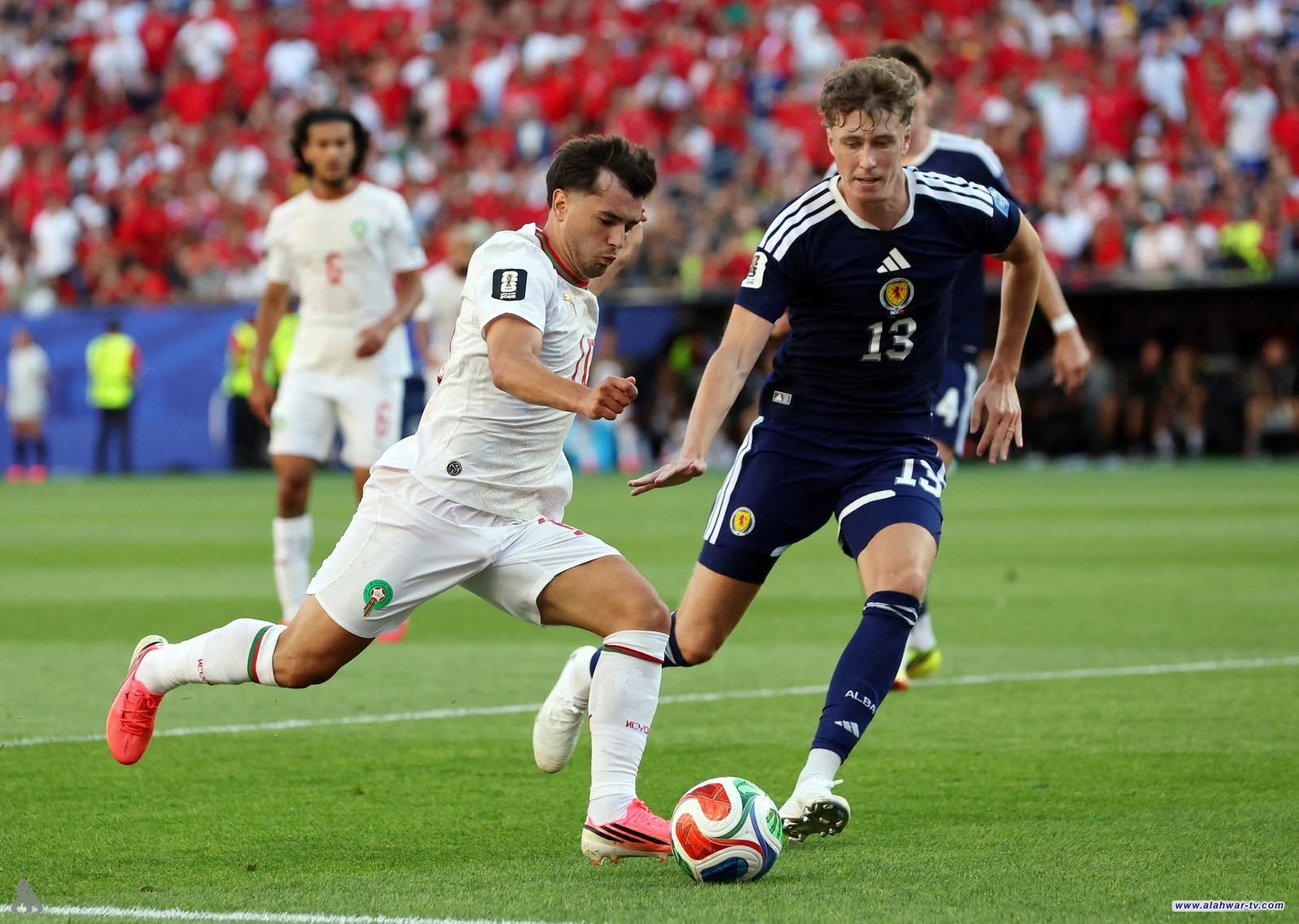 المغرب تهزم إسكتلندا في المونديال