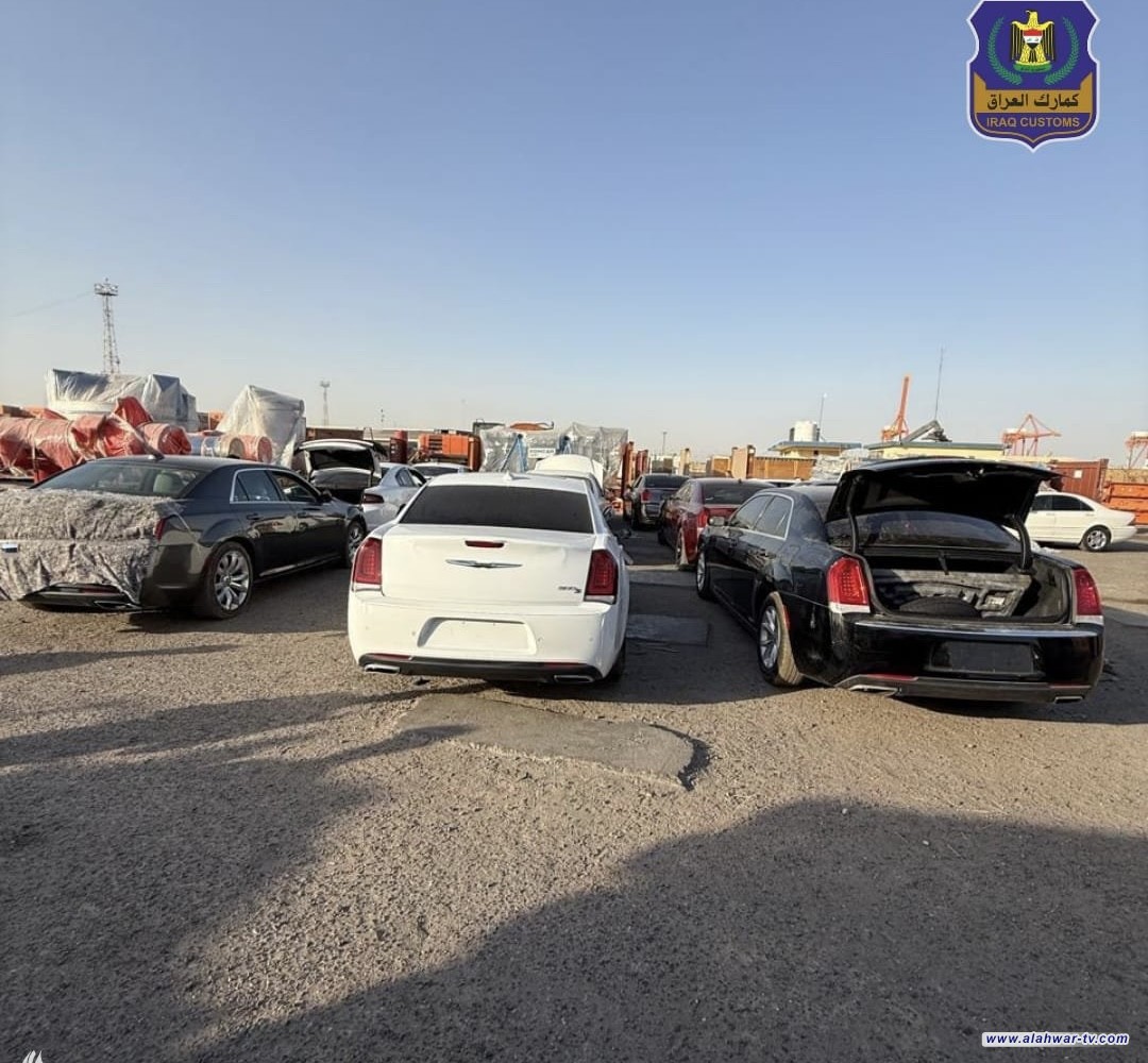 الجمارك تضبط شاحنات وبضائع وعجلات مخالفة للتعليمات