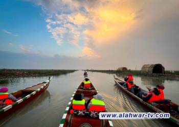 وفد صيني يجري جولة سياحية في اهوار ذي قار