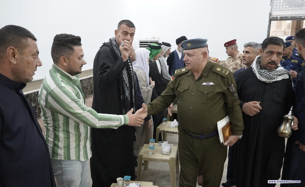 القائد العام يرسل وفدا أمنيا لتقديم العزاء لذوي الشهيد المقدم احمد يونس بالبصرة