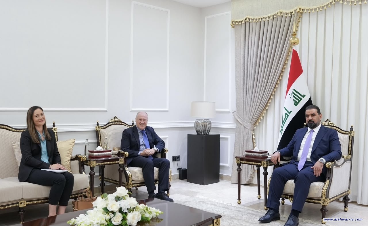 الحلبوسي والسفير الأسترالي يبحثان العلاقات الثنائية وسبل تعزيز التعاون بين البلدين