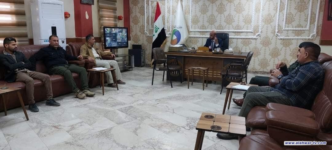 بيئة ذي قار تستقبل وفد المركز الاقليمي الجنوبي لشؤون الالغام