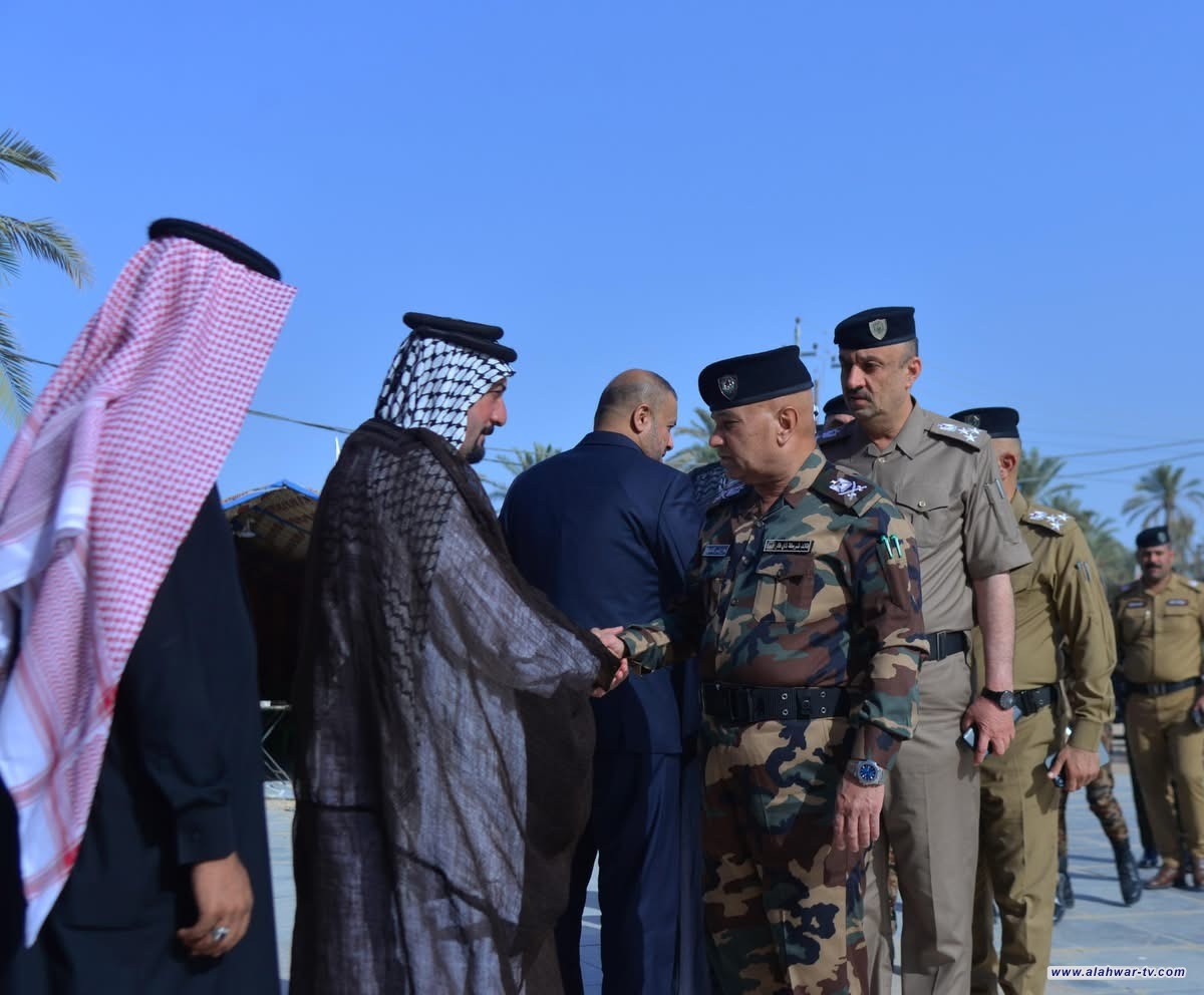 قائد شرطة ذي قار يعزي الشيخ ماجد آل عجيل الحجامي بوفاة حفيده
