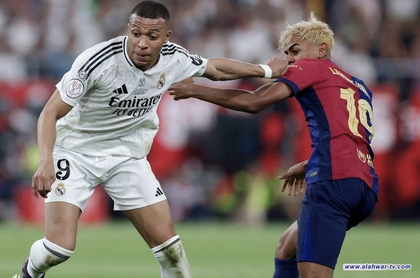 انطلاق الكلاسيكو الإسباني بين ريال مدريد وبرشلونة