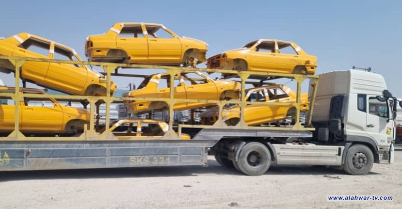 العراق يعيد هياكل سايبا ويضبط 13 شاحنة تحوي مواد مهربة