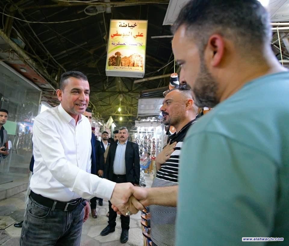 محافظ ذي قار السيد مرتضى عبود الإبراهيمي يشارك ابناء الناصرية افراحهم بمناسبة عيد الفطر المبارك