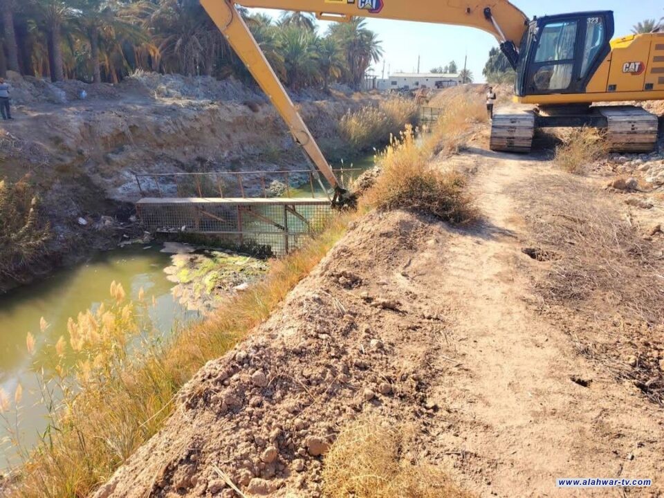 غرفة عمليات لمراقبة المياه في ذي قار وإزالة أكثر من 750 تجاوزا على الجداول والأنهر