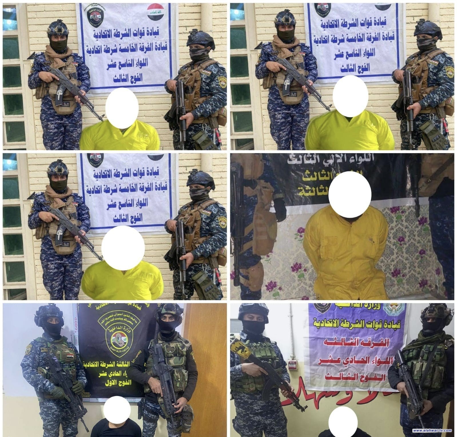 القبض على 13 متهماً وفق مواد قانونية مختلفة في 3 محافظات