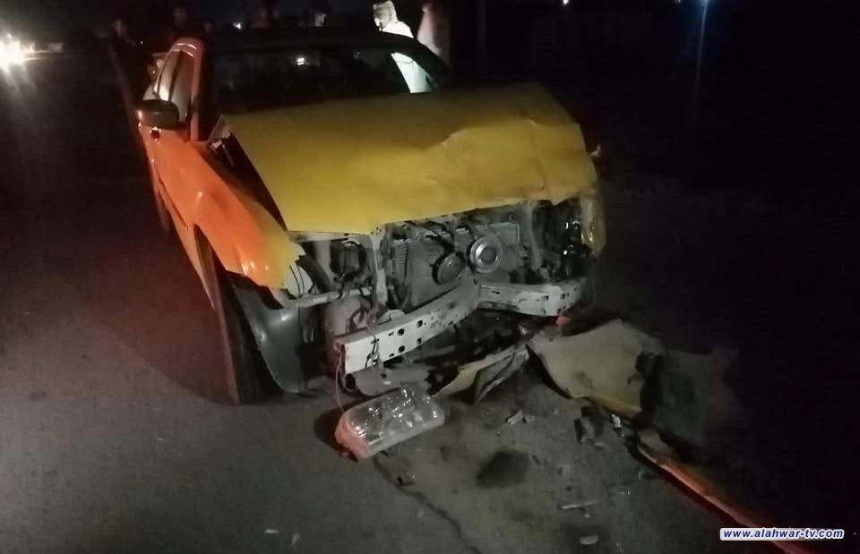 حادث سير ثانٍ خلال أقل من 24 ساعة يصيب أربعة أشخاص شمال الناصرية