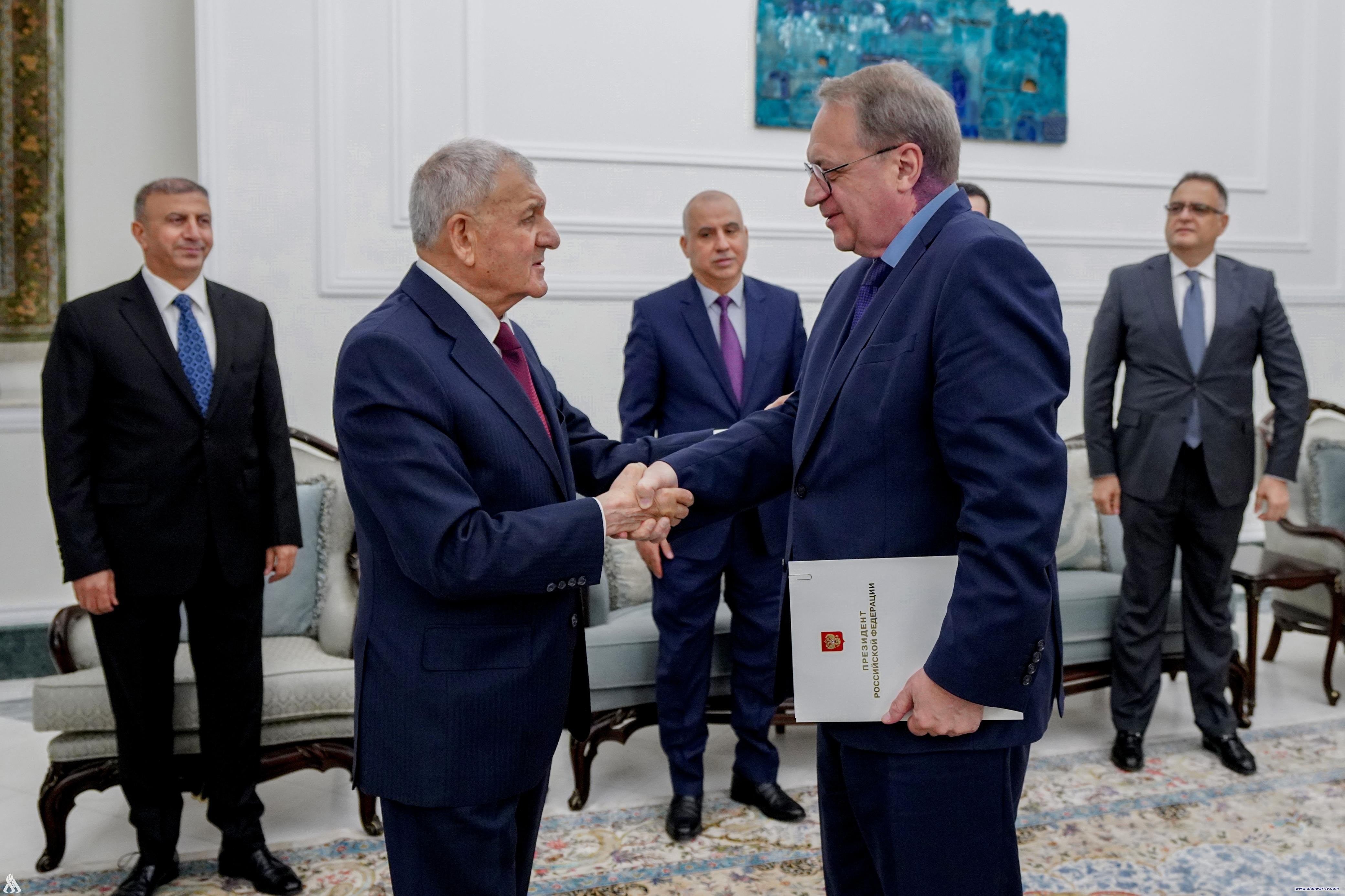 رئيس الجمهورية يستقبل المبعوث الخاص للرئيس الروسي