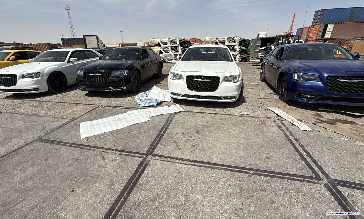 ضبط 7 عجلات دون الموديل في منفذ ميناء ام قصر الشمالي