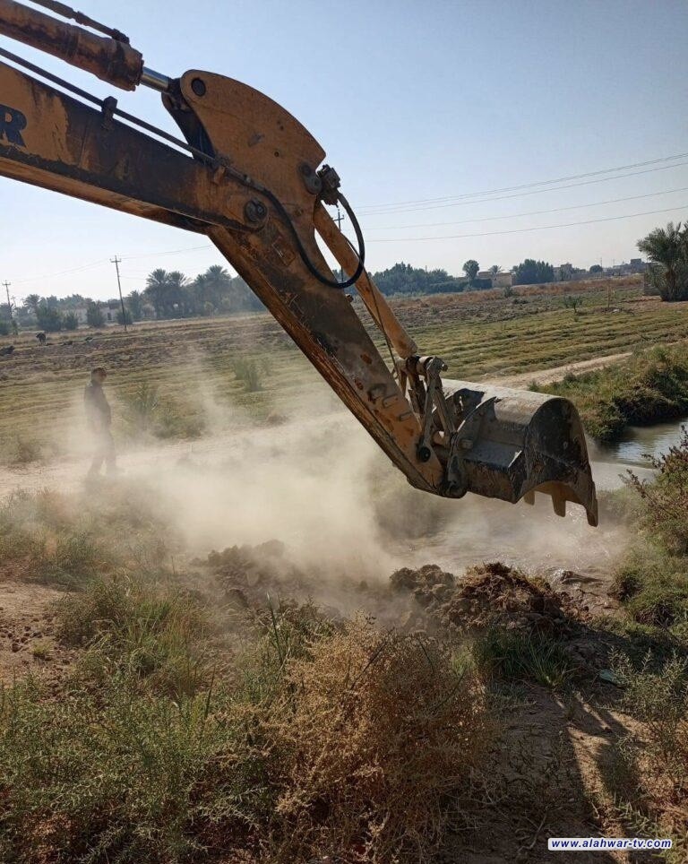حملة موسّعة لرفع التجاوزات المائية شمال الناصرية ومصادرة معدات غير نظامية