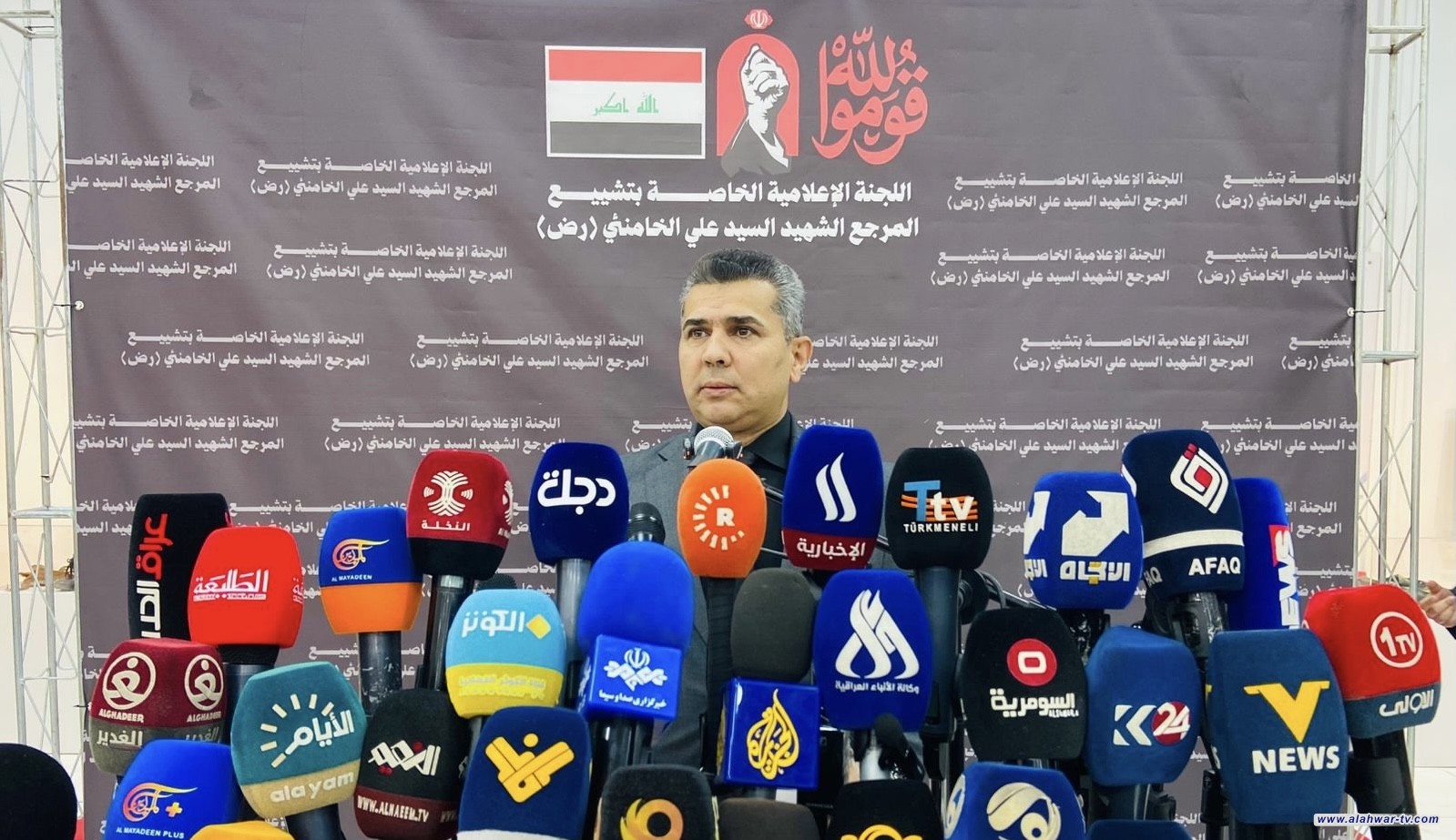اللجنة الإعلامية الخاصة بتشييع السيد الخامنئي تعلن مسار تشييع جثمان الشهيد في العراق